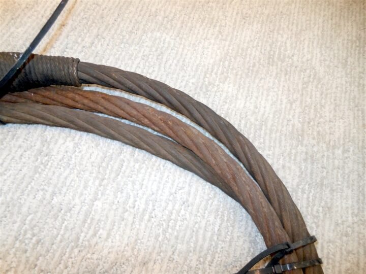 WW2 German Wehrmacht Abschleppseil – STEEL TOW CABLE – StuG Panzer III / IV — image 5