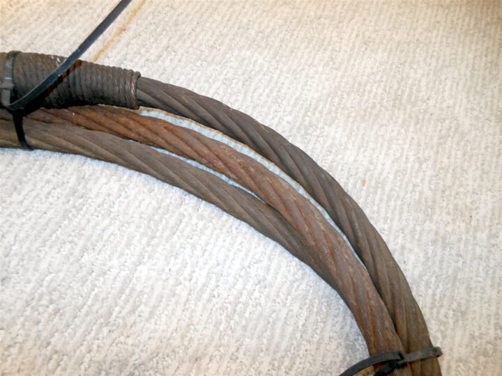 WW2 German Wehrmacht Abschleppseil – STEEL TOW CABLE – StuG Panzer III / IV — image 6