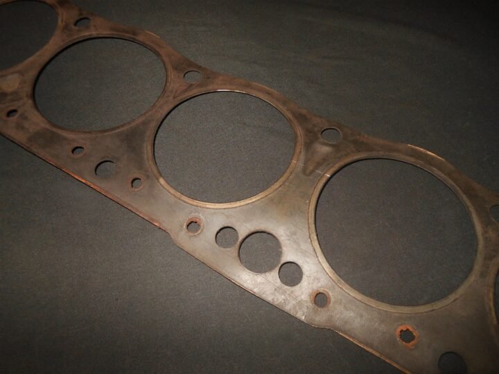 WW2 German Wehrmacht – ORIGINAL ENGINE CYLINDER HEAD GASKET – MAYBACH HL42 NICE — image 7