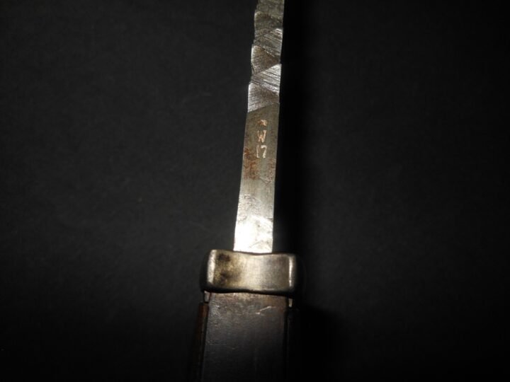 WW1 Prussian Army S98/05 mS Seitengewehr – SAWBACK BUTCHER BAYONET – VERY NICE! — image 10