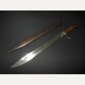 WW1 Prussian Army S98/05 mS Seitengewehr – SAWBACK BUTCHER BAYONET …