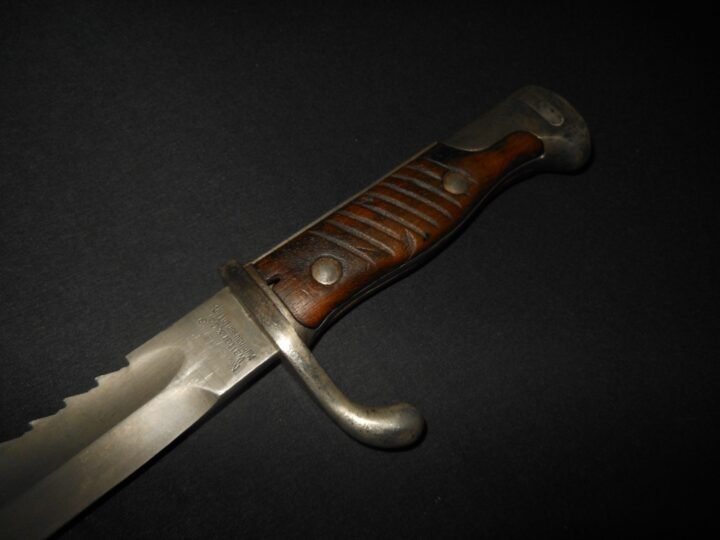 WW1 Prussian Army S98/05 mS Seitengewehr – SAWBACK BUTCHER BAYONET – MÖVE-WERKE — image 4