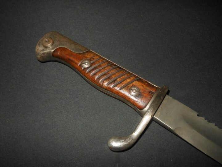 WW1 Prussian Army S98/05 mS Seitengewehr – SAWBACK BUTCHER BAYONET – MÖVE-WERKE — image 8