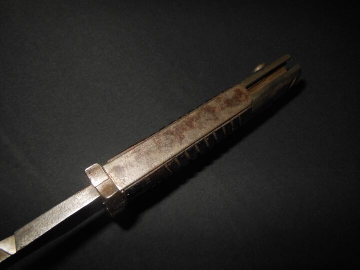 WW1 Prussian Army S98/05 mS Seitengewehr – SAWBACK BUTCHER BAYONET – VERY NICE! — image 6