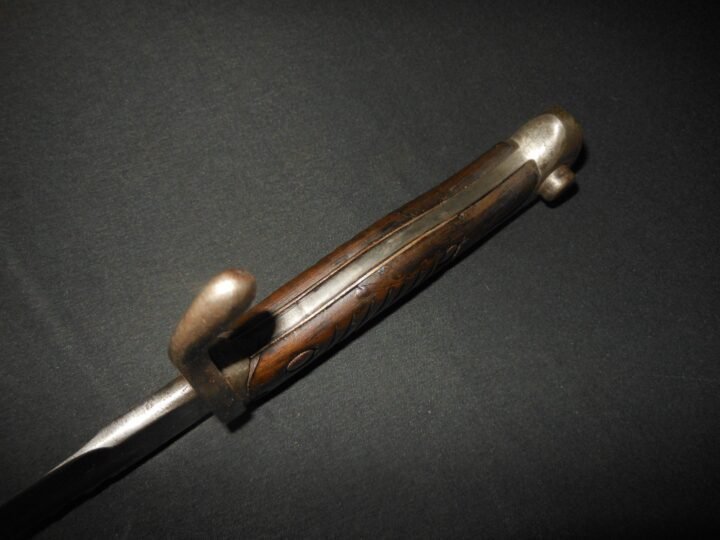 WW1 Prussian Army S98/05 mS Seitengewehr – SAWBACK BUTCHER BAYONET – VERY NICE! — image 7