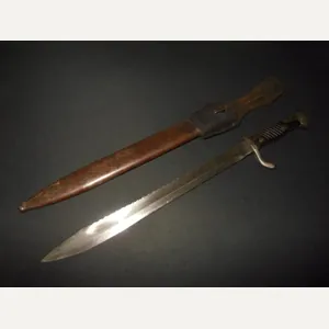 WW1 Prussian Army S98/05 mS Seitengewehr – SAWBACK BUTCHER BAYONET …