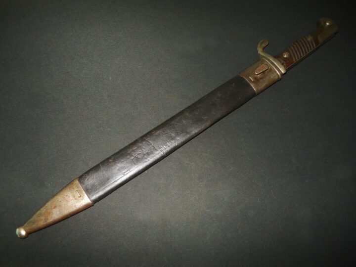 WW1 Prussian Army S98/05 mS Seitengewehr – SAWBACK BUTCHER BAYONET – DUAL MAKER! — image 2