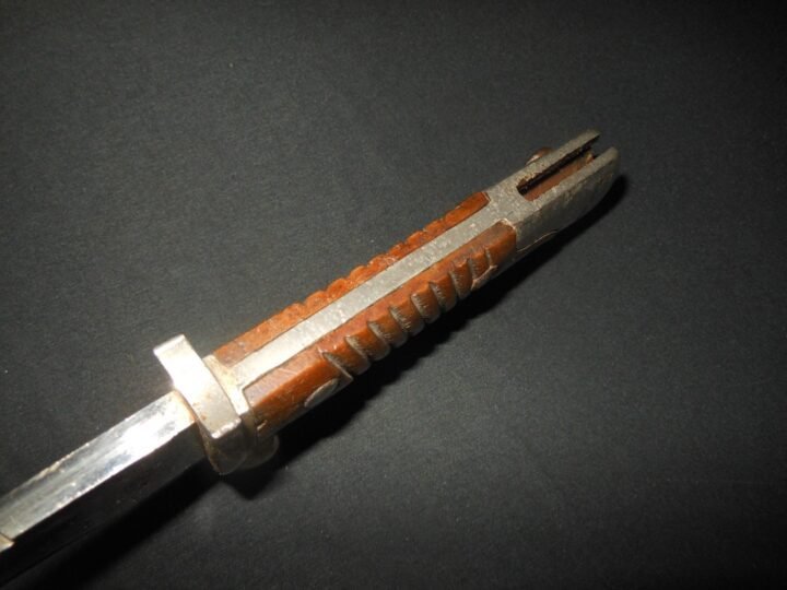 WW1 Prussian Army S98/05 mS Seitengewehr – SAWBACK BUTCHER BAYONET – VERY NICE! — image 6