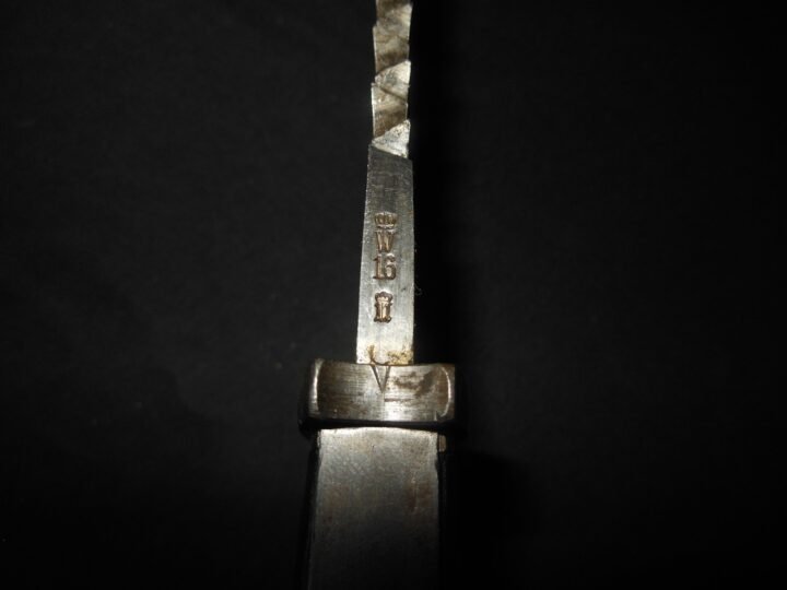 WW1 Prussian Army S98/05 mS Seitengewehr – SAWBACK BUTCHER BAYONET – VERY NICE! — image 13