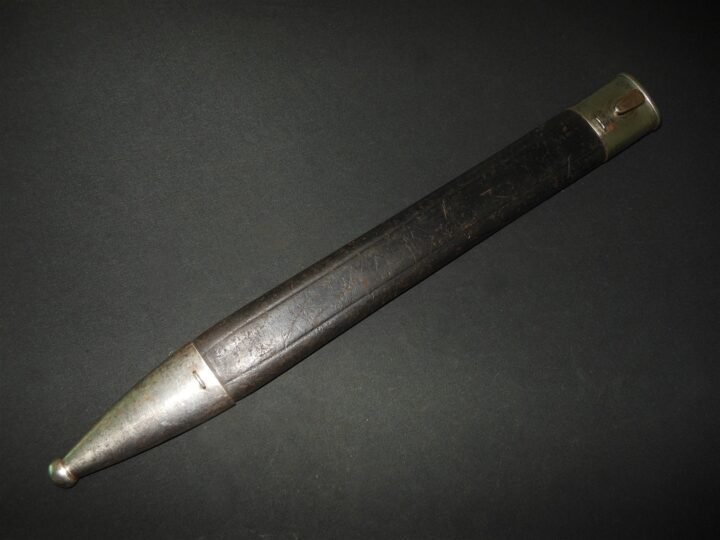 WW1 Prussian Army S98/05 mS Seitengewehr – SAWBACK BUTCHER BAYONET – VERY NICE! — image 14