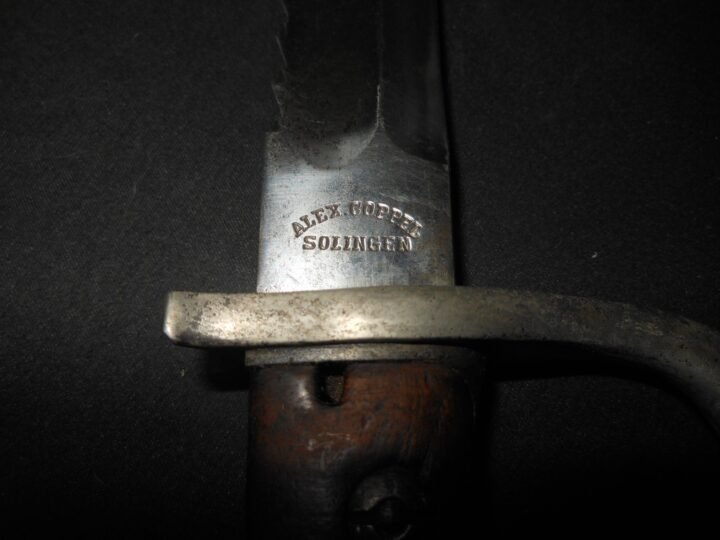 WW1 Bavarian Army S98/05 a.A. m.S. Seitengewehr – SAWBACK BUTCHER BAYONET – RARE — image 10
