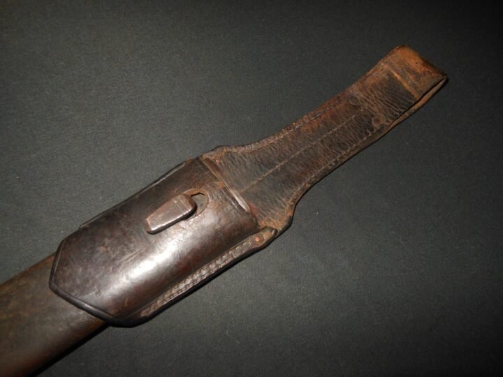 WW1 Bavarian Army S98/05 a.A. m.S. Seitengewehr – SAWBACK BUTCHER BAYONET – RARE — image 15