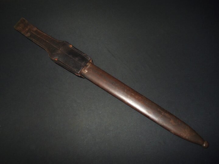 WW1 Bavarian Army S98/05 a.A. m.S. Seitengewehr – SAWBACK BUTCHER BAYONET – RARE — image 17