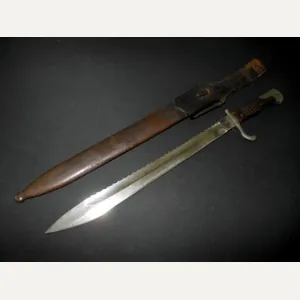 WW1 Bavarian Army S98/05 a.A. m.S. Seitengewehr – SAWBACK BUTCHER …