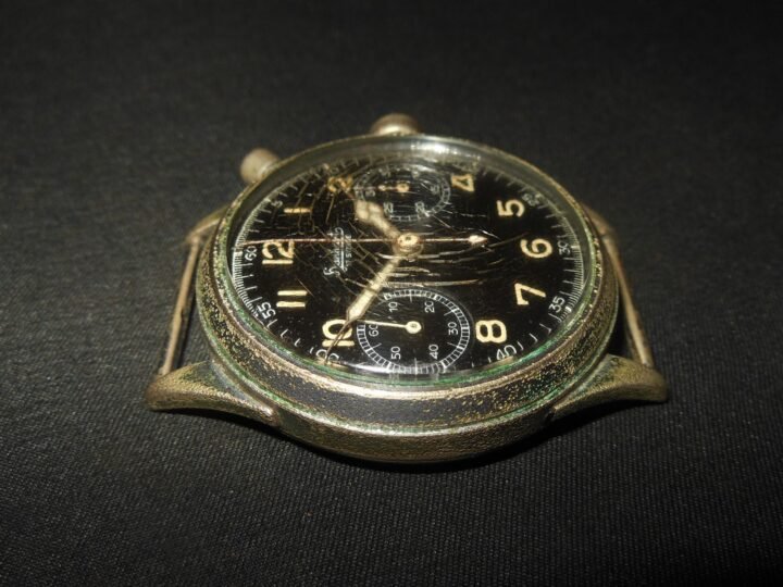 WW2 German Luftwaffe – HANHART CAL. 40 PILOT CHRONOGRAPH – SINGLE PUSHER – NICE! — image 5