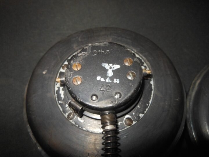 WW2 German Wehrmacht Dfh. a Kopfhörer – PANZER HEADSET – 1943 – #9 – VERY NICE! — image 8