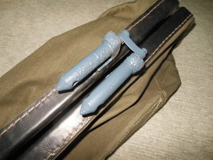 WW2 German Wehrmacht Hulsenfangsack- SPENT CASING BAG – 5cm KwK 39 – RESTORED! — image 15