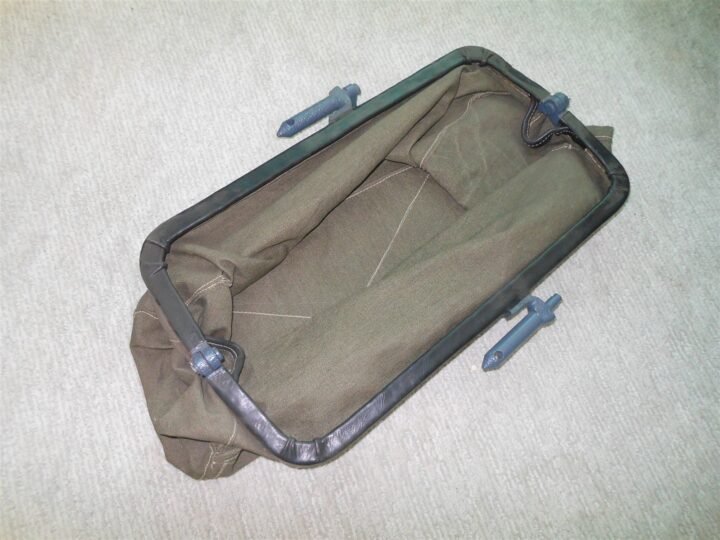 WW2 German Wehrmacht Hulsenfangsack- SPENT CASING BAG – 5cm KwK 39 – RESTORED! — image 3