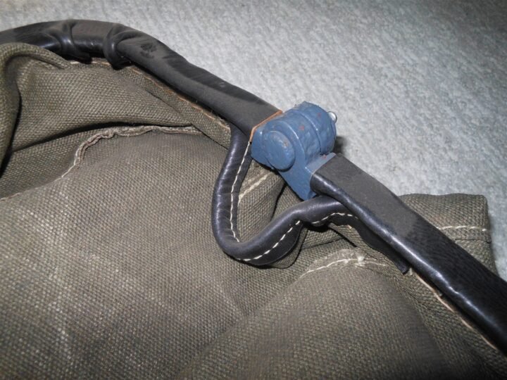 WW2 German Wehrmacht Hulsenfangsack- SPENT CASING BAG – 5cm KwK 39 – RESTORED! — image 6