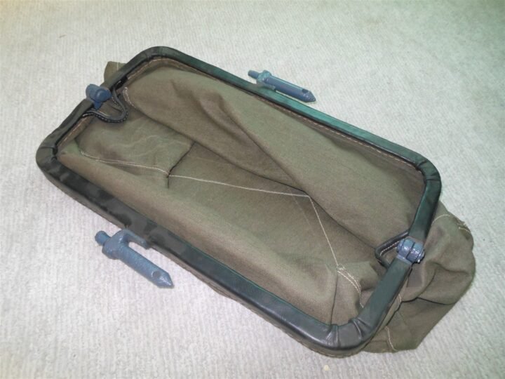 WW2 German Wehrmacht Hulsenfangsack- SPENT CASING BAG – 5cm KwK 39 – RESTORED! — image 7