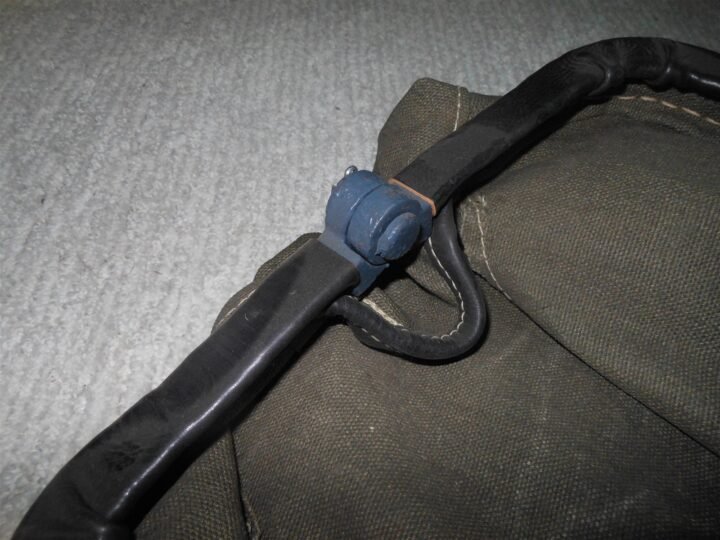 WW2 German Wehrmacht Hulsenfangsack- SPENT CASING BAG – 5cm KwK 39 – RESTORED! — image 9