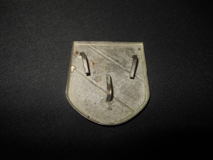 WW2 German Wehrmacht EM/NCO Tropenhelm Abzeichen – TROPICAL PITH HELMET SHIELD — image 4