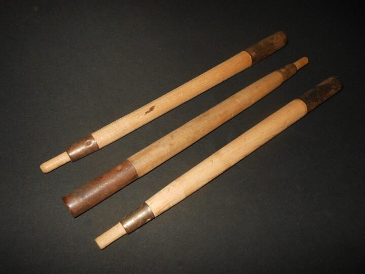 WW1 Prussian Heer Zeltausrüstung – TENT POLE & PIN CARRY BAG W/CONTENTS – NICE! — image 9