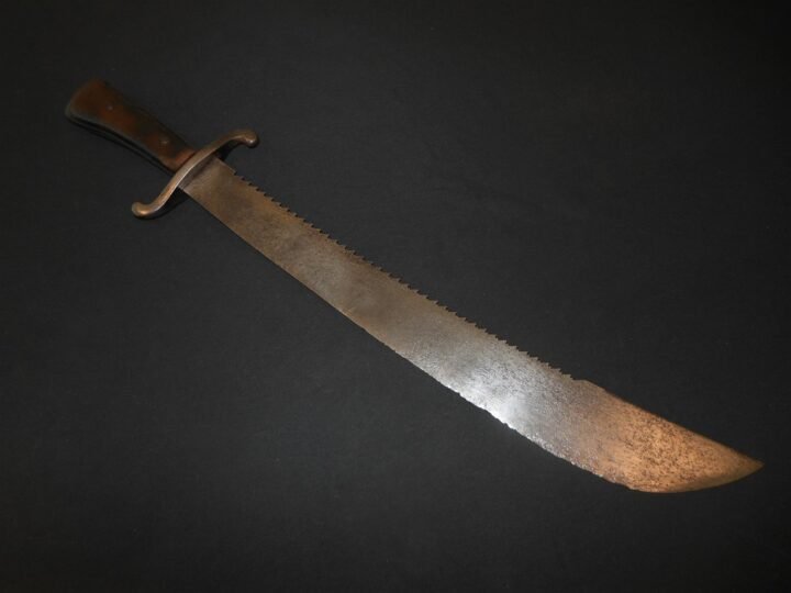 WW2 German Luftwaffe – PILOT SURVIVAL MACHETE – SAWBACK – ALCOSO – Me109 – RARE! — image 7