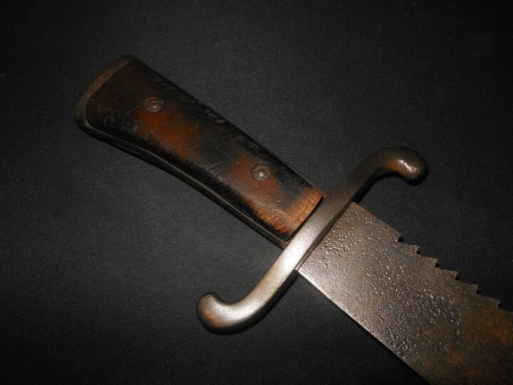 WW2 German Luftwaffe – PILOT SURVIVAL MACHETE – SAWBACK – ALCOSO – Me109 – RARE! — image 8