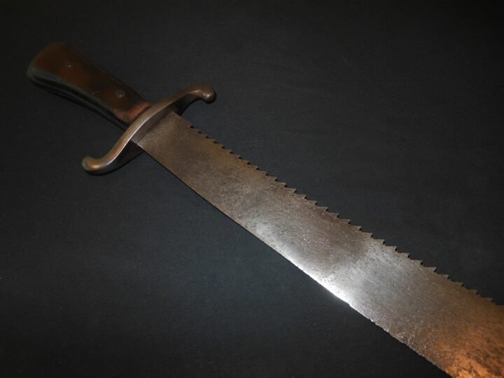 WW2 German Luftwaffe – PILOT SURVIVAL MACHETE – SAWBACK – ALCOSO – Me109 – RARE! — image 9