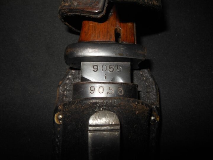 WW2 German Wehrmacht – S/155 K – BAYONET & SCABBARD – 1934 – EARLY – RARE! — image 10