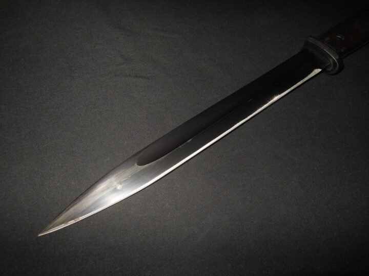 WW2 German Wehrmacht – S/155 K – BAYONET & SCABBARD – 1934 – EARLY – RARE! — image 4