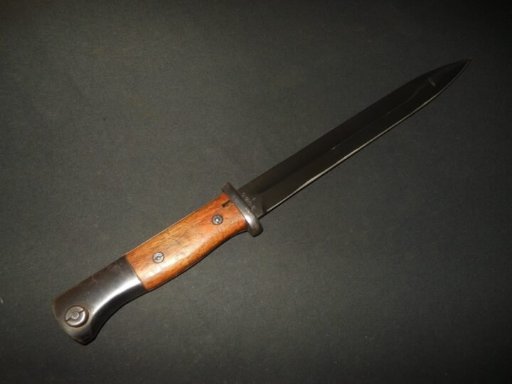 WW2 German Wehrmacht – S/155 K – BAYONET & SCABBARD – 1934 – EARLY – RARE! — image 5