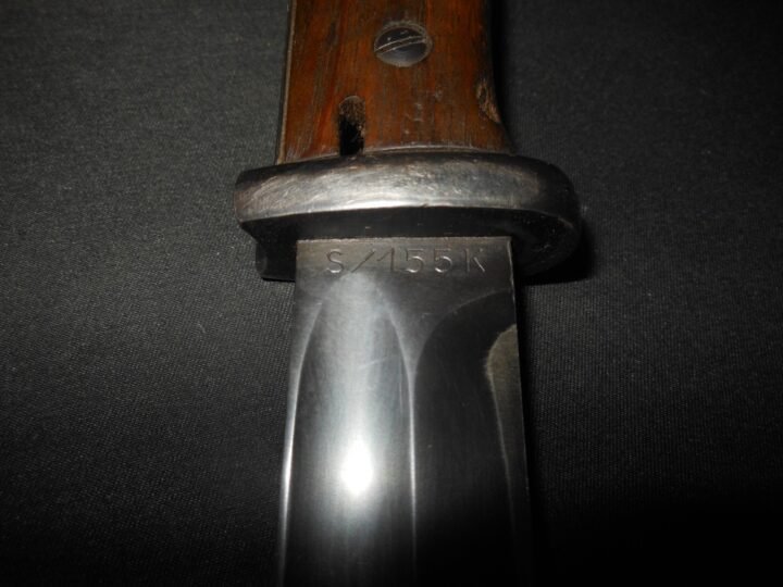 WW2 German Wehrmacht – S/155 K – BAYONET & SCABBARD – 1934 – EARLY – RARE! — image 9