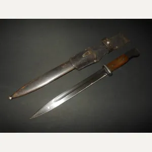 WW2 German Wehrmacht – S/155 K – BAYONET & SCABBARD …