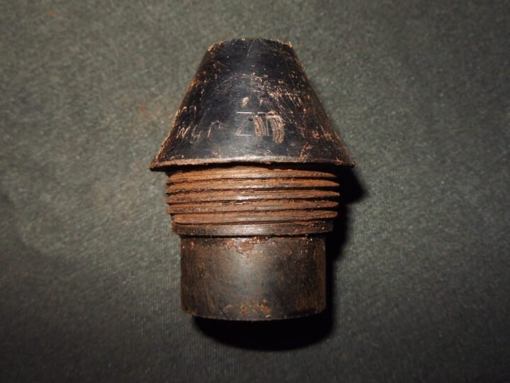 WW2 German Wehrmacht W.Gr.36 – 5.0 CM MORTAR ROUND w/ BAKELITE FUSE – Le.Gr.W.36 BARN FIND – VERY NICE! — image 11