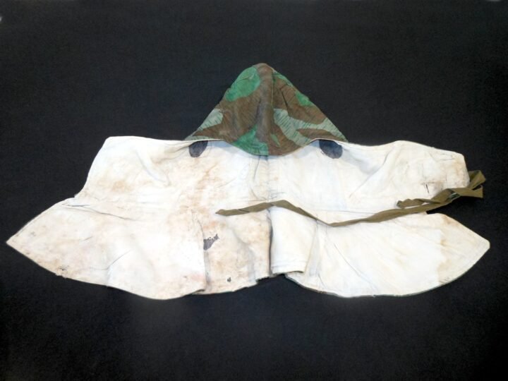 WW2 German Wehrmacht Kopfhaube – REVERSIBLE CAMOUFLAGE HOOD – SPLINTERTARNMUSTER — image 10
