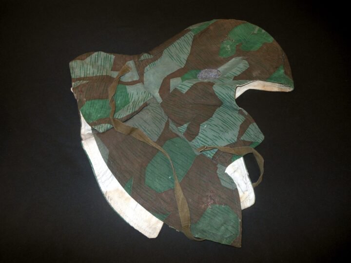 WW2 German Wehrmacht Kopfhaube – REVERSIBLE CAMOUFLAGE HOOD – SPLINTERTARNMUSTER — image 4