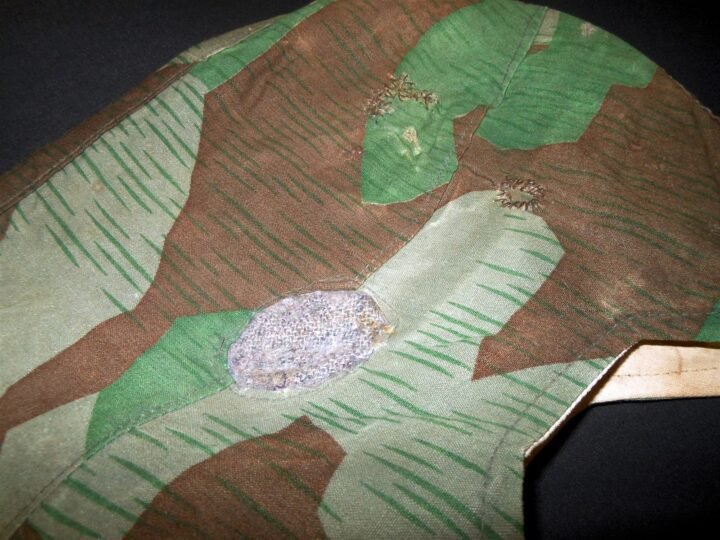 WW2 German Wehrmacht Kopfhaube – REVERSIBLE CAMOUFLAGE HOOD – SPLINTERTARNMUSTER — image 5