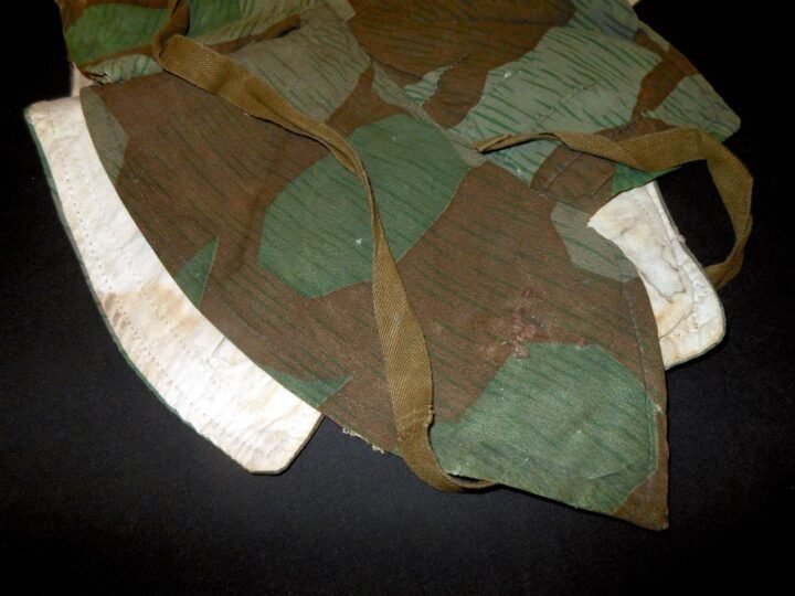 WW2 German Wehrmacht Kopfhaube – REVERSIBLE CAMOUFLAGE HOOD – SPLINTERTARNMUSTER — image 6