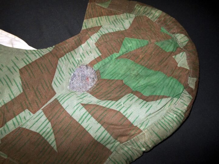 WW2 German Wehrmacht Kopfhaube – REVERSIBLE CAMOUFLAGE HOOD – SPLINTERTARNMUSTER — image 8