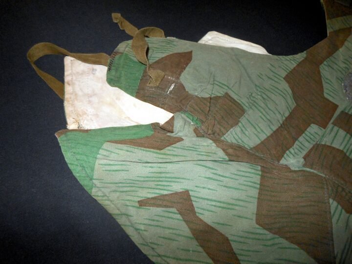 WW2 German Wehrmacht Kopfhaube – REVERSIBLE CAMOUFLAGE HOOD – SPLINTERTARNMUSTER — image 9