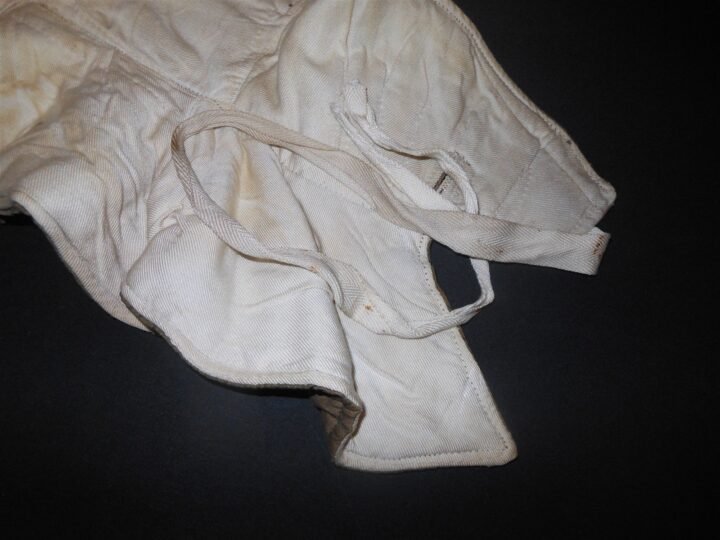 WW2 German Wehrmacht Kopfhaube – REVERSIBLE CAMOUFLAGE HOOD – SUMPFTARNMUSTER 43 — image 11