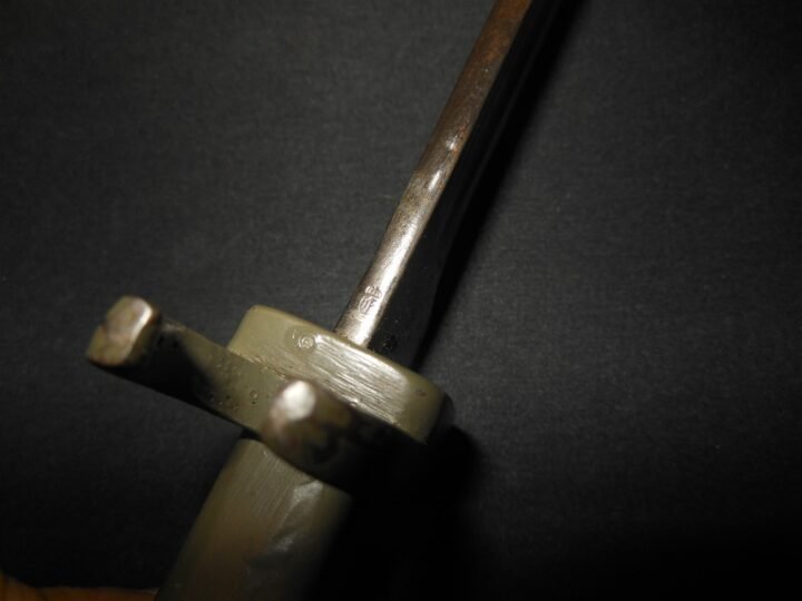 WW1 German Prussian Seitengewehr 98 – ERSATZ COMBAT BAYONET – GEW.98 – NICE — image 10