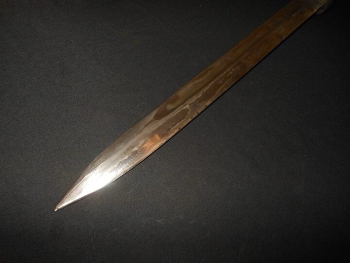 WW1 German Prussian Seitengewehr 98 – ERSATZ COMBAT BAYONET – GEW.98 – NICE — image 5