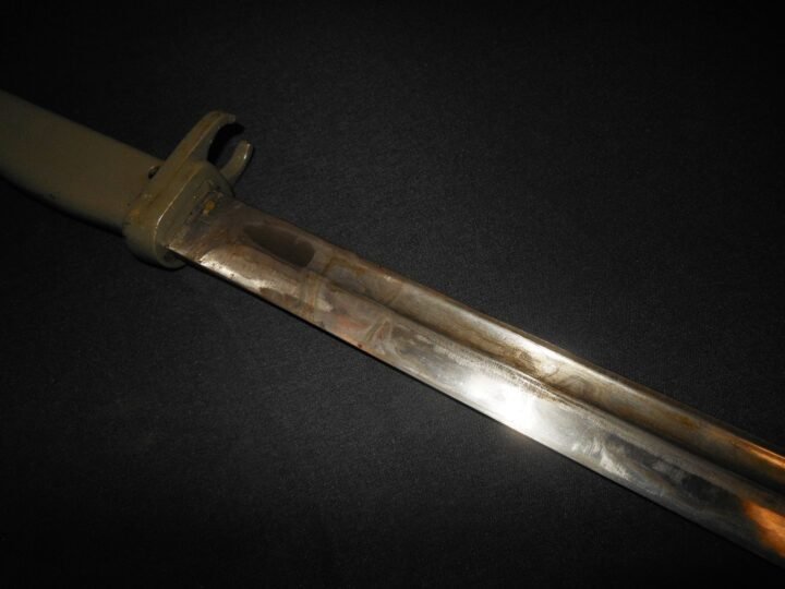 WW1 German Prussian Seitengewehr 98 – ERSATZ COMBAT BAYONET – GEW.98 – NICE — image 8