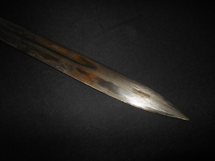 WW1 German Prussian Seitengewehr 98 – ERSATZ COMBAT BAYONET – GEW.98 – NICE — image 9