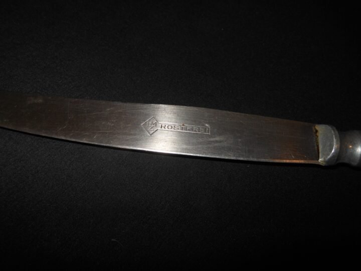 WW2 German Kriegsmarine Messer – MESS HALL / FIELD KNIFE – H.M.Z. 39 – NICE! — image 2