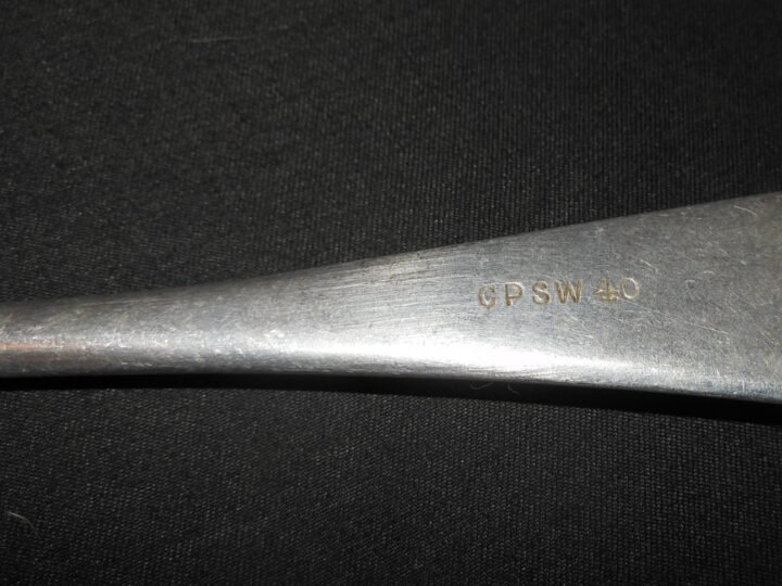 WW2 German Luftwaffe Löffel – MESS HALL / GALLEY SERVING SPOON – GPSW 40 – NICE — image 3