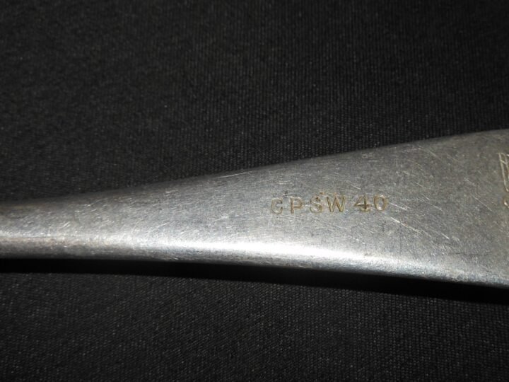 WW2 German Luftwaffe Löffel – MESS HALL / GALLEY SERVING SPOON – GPSW 40 – NICE — image 3